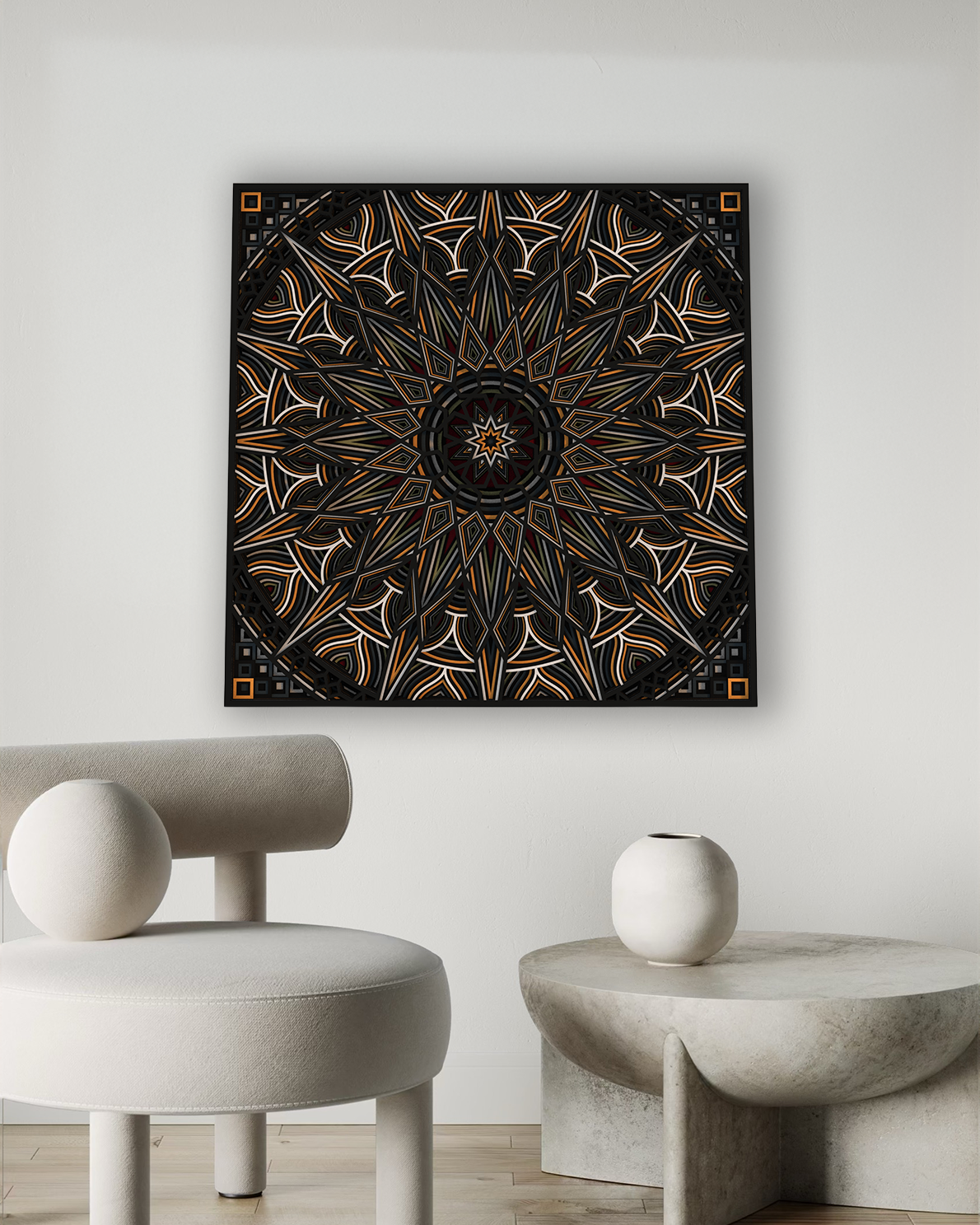 8-fold Rosette | 60x 60 cm