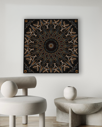 8-fold Rosette | 60x 60 cm