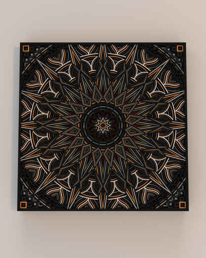 8-fold Rosette | 60x 60 cm