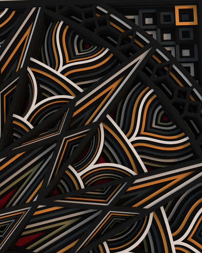 8-fold Rosette | 60x 60 cm